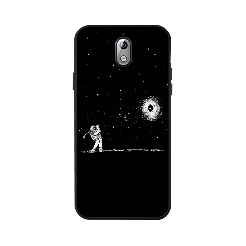 Чехол с космонавтом луной для Nokia 6 6,1 Plus X6 чехол s 3D DIY Окрашенный черный чехол для Nokia 3,1 Plus 2,1 5,1 чехол для телефона s - Color: X056