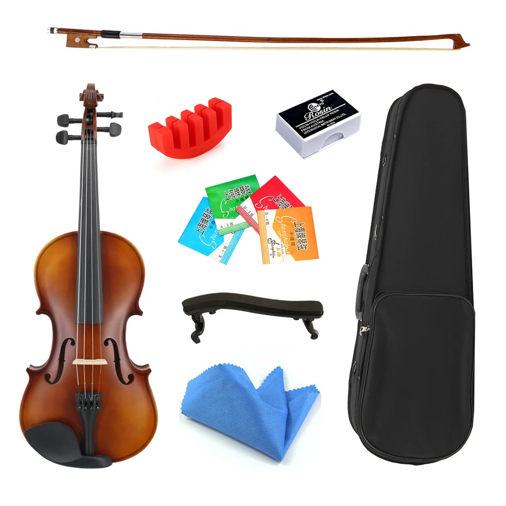 Tongling Beginner Violine für Anfänger 4/4 3/4 1/2 1/4 1/8
