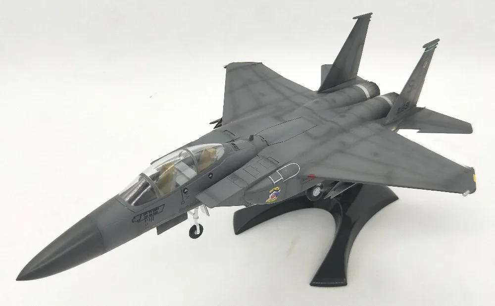 1: 72 американские воздушные силы F15E модель истребителя труба ручной работы 37123 Коллекционная модель