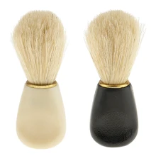 Professional Plastic Salon Barber Mens' Shaving Brush Men Shave Tool- White or Black Optional