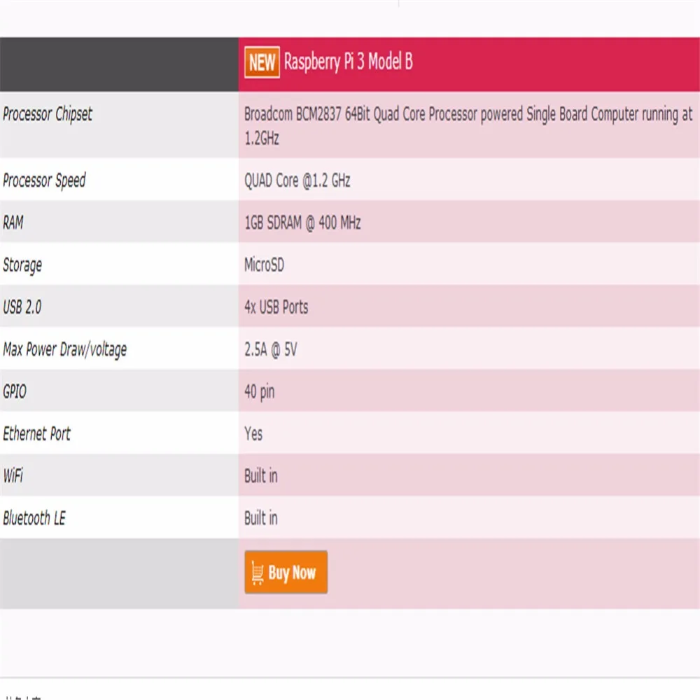 element14 Raspberry Pi 3 Model B