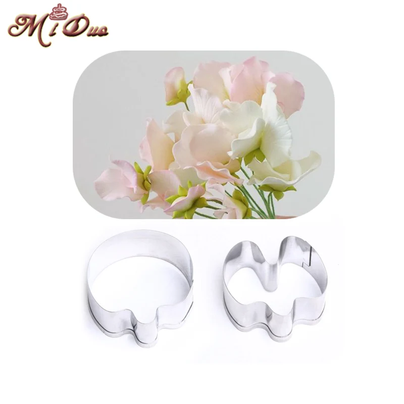 Fondant Surgar Sweet Pea Petals Cutter Gum Paste Flower Petal