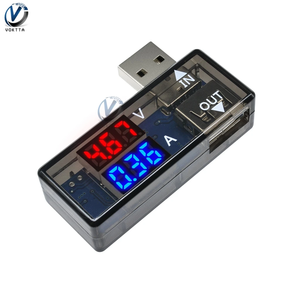 USB измеритель напряжения зарядное устройство рабочее время мощность