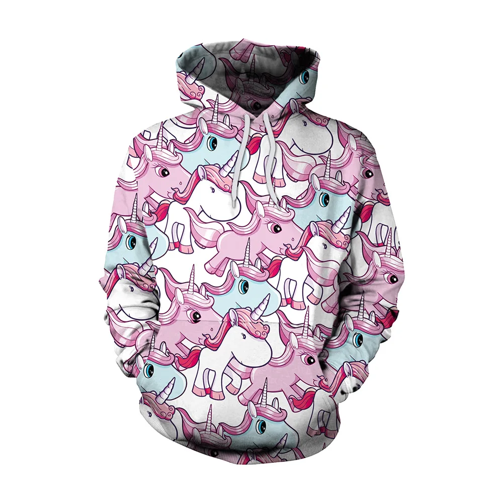 SEXYBODY Единорог 3D печатных мультфильм толстовки для женщин Kawaii толстовка пуловеры