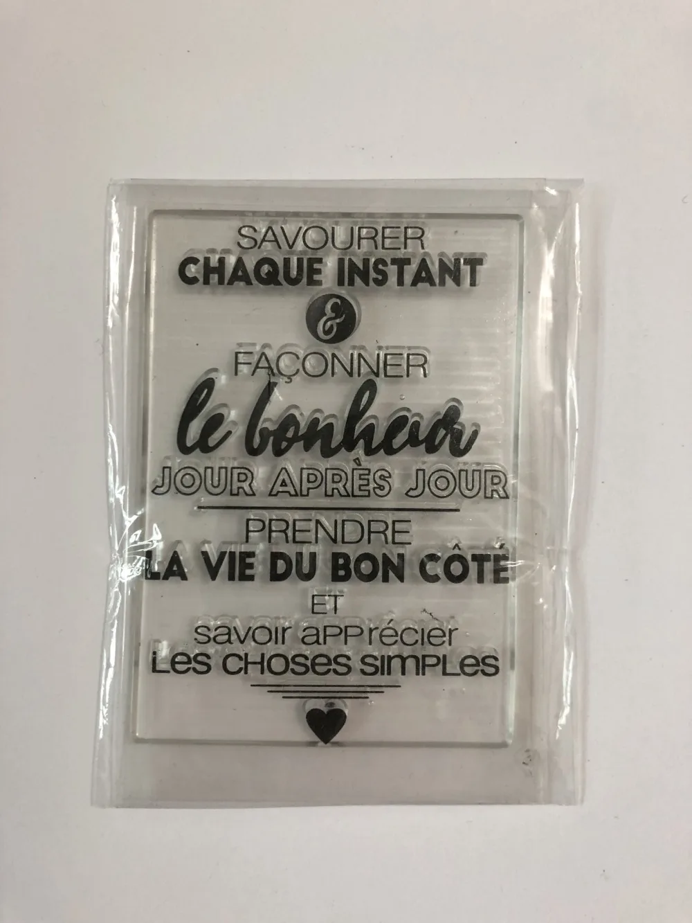 

French Transparent Clear Stamp for DIY scrapbooking seal Card Making C289