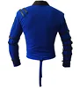 New Rare MJ Michael Jackson BAD tour Bule Bodysuit Skinny Jacket Punk Style Heavy Metal Music Ultimate Collection 2