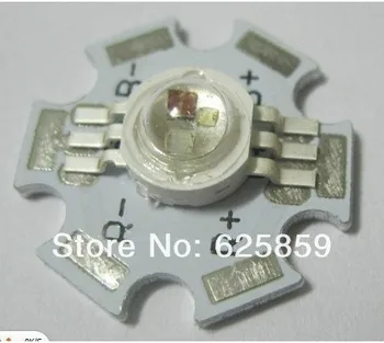 

20PCS 3W RGB Color High Power LED Chip Light with 20mm base