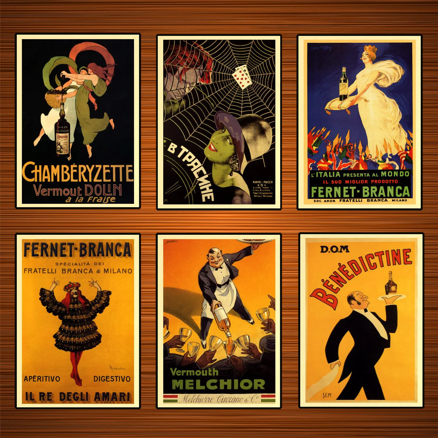 Vintage Art Deco Cocktail Drinks Poster A4 sizes A1 A2 A3