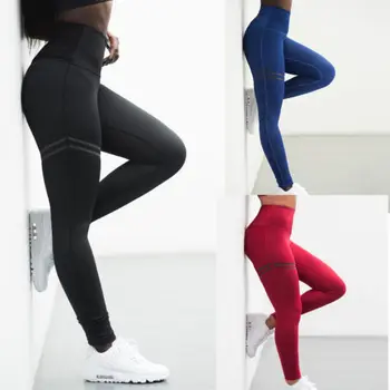 

Women Casual Fasion Pants Ladies High Waist Fitness Leggings Stretch Trousers Women ladies Fasion Trousers