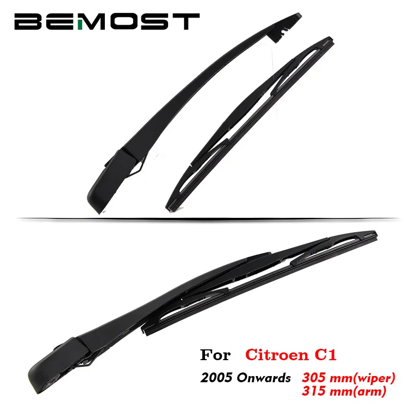 BEMOST Car Rear Windscreen Windscreen Wiper Arm Blade Soft Natural Rubber For Citroen C1 305MM