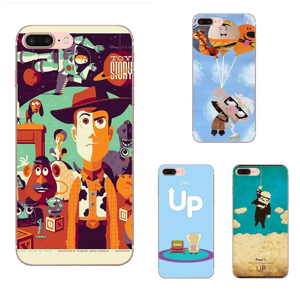 

Soft TPU Screen Protector Pixar Up Movie For Apple iPhone 4 4S 5 5C 5S SE 6 6S 7 8 Plus X XS Max XR