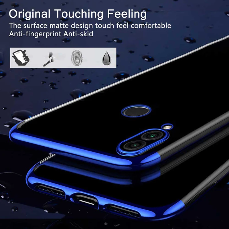 BiNFUL для Xiaomi Redmi Note 7 чехол с покрытием Мягкая силиконовая задняя крышка чехлы Pro Note7