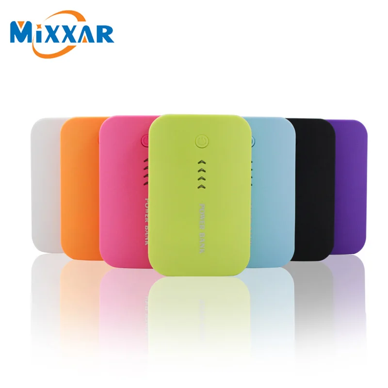  Mixxar Double USB 6600mAh Power Bank External Mobile Backup Battery Powerbank Portable Charger For Mainstream Smartphone 