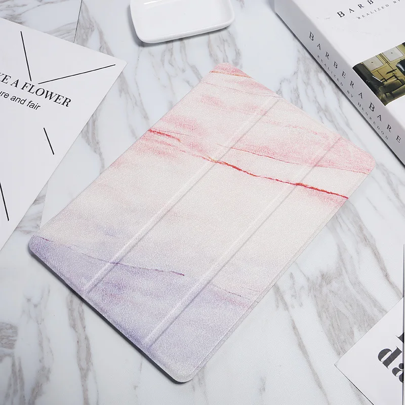 

For iPad 9.7 2017 2018 Case Marble Grain Auto Sleep Wake Up Tablet Cover for iPad 2 3 4 Air 2 1 Mini 1 2 3 4 Protective Shell