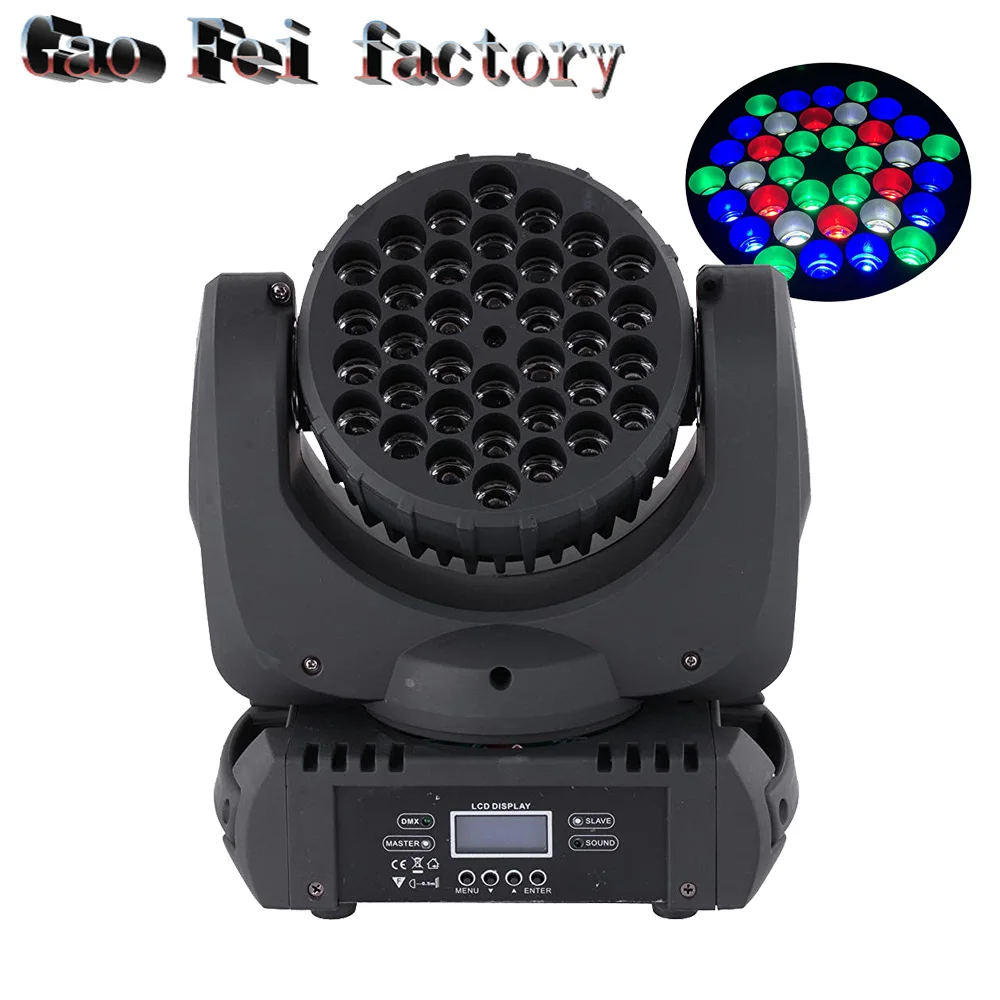 

Direct selling of factories 1pcs/lot LED Moving Head Lighting 3W*36LEDs Wash Beam Moving Head