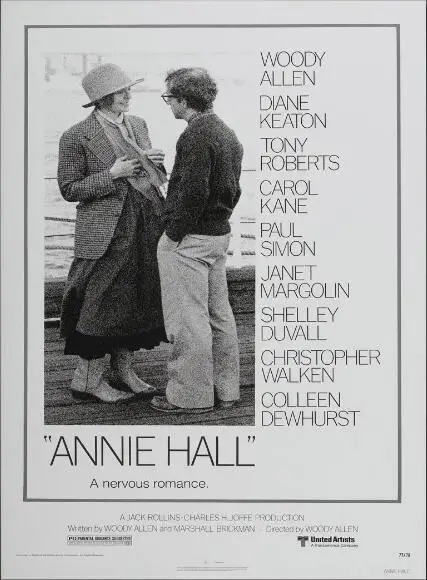 Винтажный Фильм Annie Hall woodallen шелковая фотография 24x36 дюймов | Дом и сад