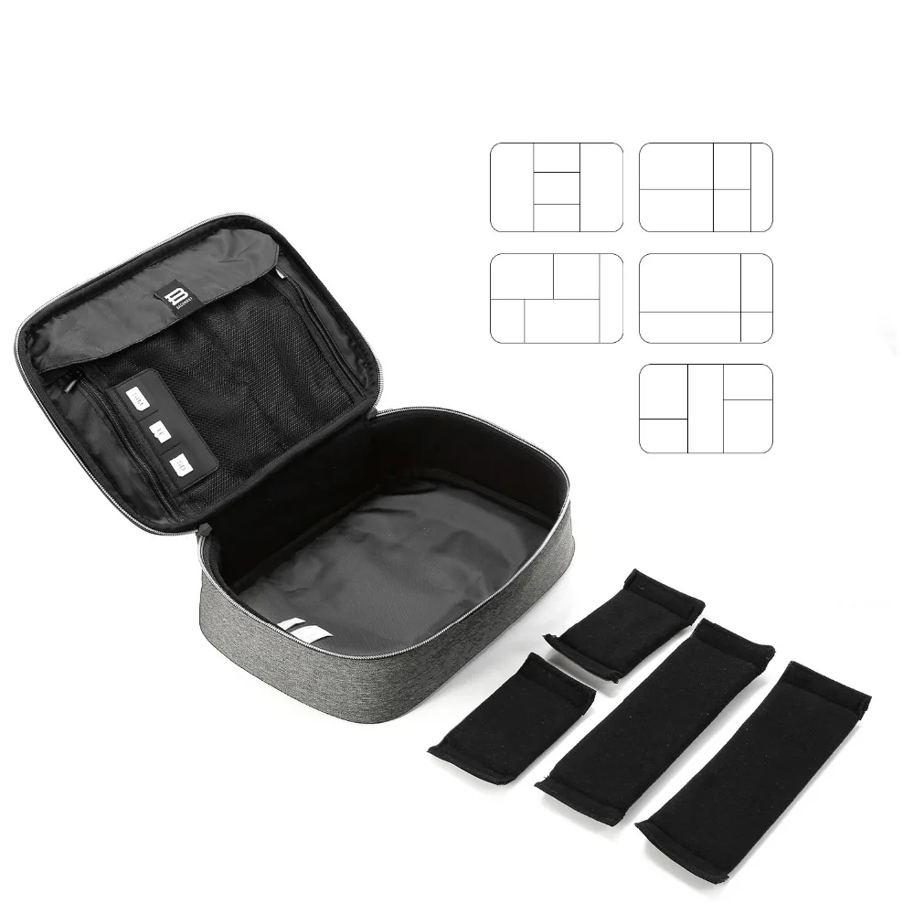 Waterproof Travel Electronic Accessories Organizer Bag Large Capacity Cable Storage Bag Fashion Design Travel Accessories Bags
