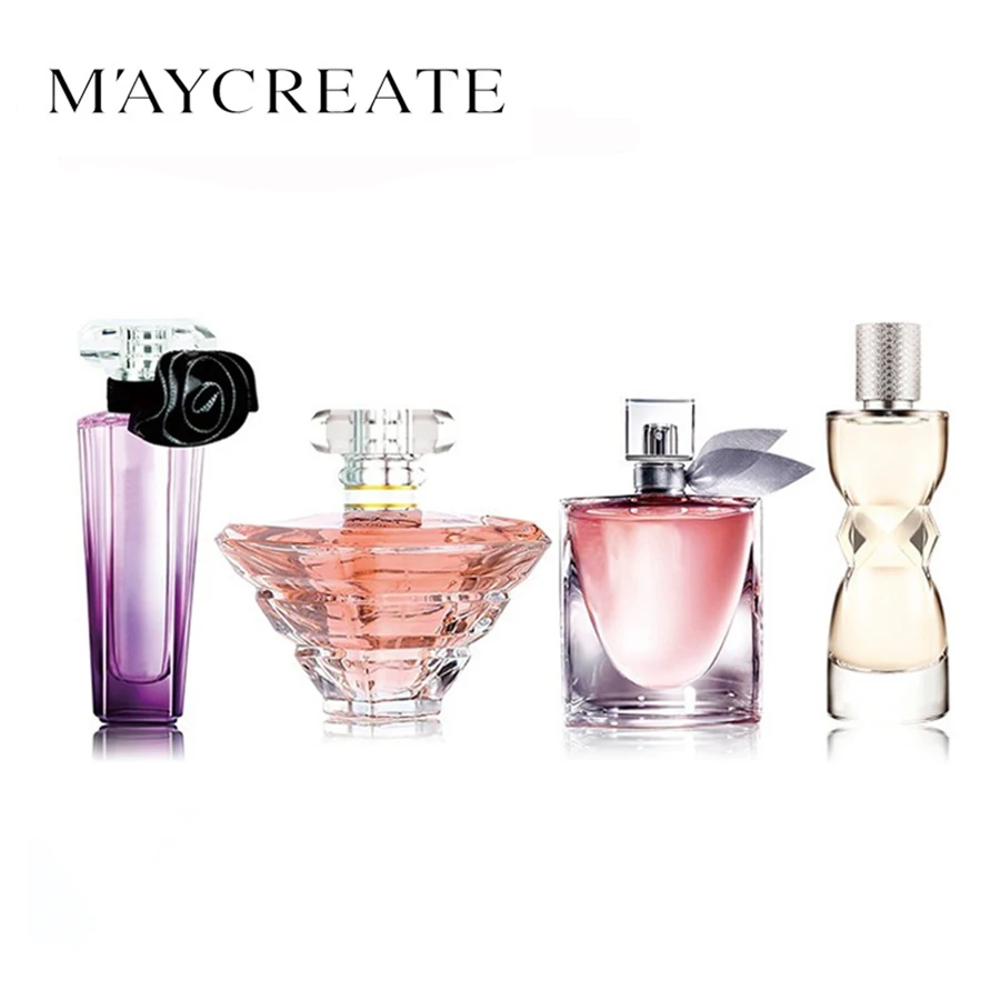 

MayCreate 4pcs Women Perfumed Atomizer Original Perfumes Lady Flower Fruit Feminino Antiperspirant For Girls Parfum Fragrance