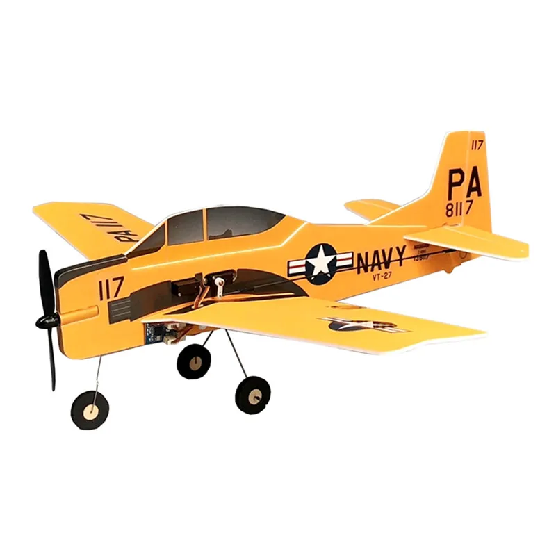 

MinimumRC T-28 Trojan 360mm Wingspan 3 Channel Trainer Fixed-wing RC Airplane KIT/PNP Outdoor Toys For Children Kids Gifts