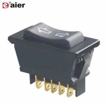 

4PCS 20A 12VDC Rocker Switch Double Pole 10A 30VDC DPDT 5 Pin Automotive Power Window Lifter Switch With Green LED