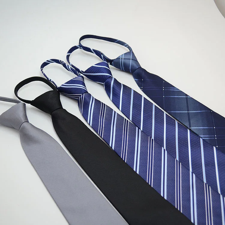 Unique Design Fashion Explosion Lazy 8CM Zipper Tie Easy To Pull Men's ...