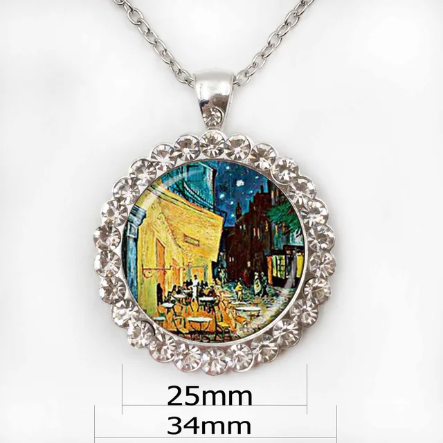 Hippie Collier photo dôme en verre noir chaîne collier pendentif en gros Hippie Collier photo dôme en verre noir chaîne collier pendentif en gros