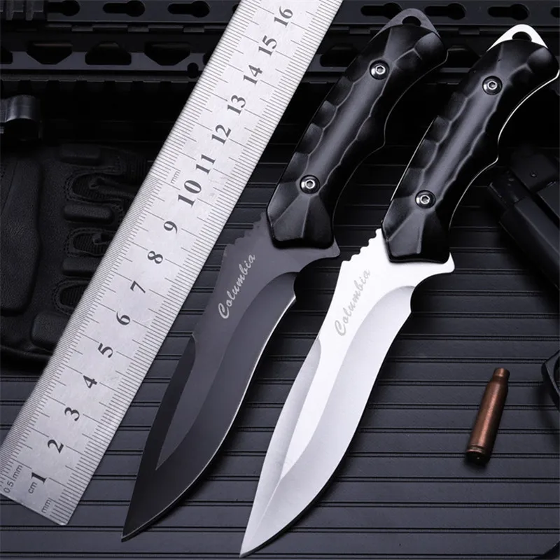 Лучший Новинка 2018 года Бесплатная доставка открытый фиксированной охотничий нож Высокое качество карман кемпинг выживания Дайвинг Военная Унифо...