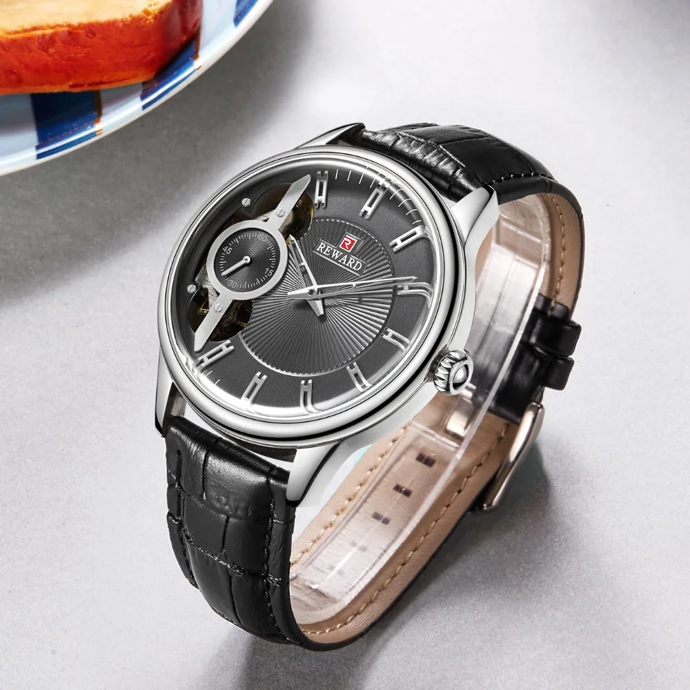 

Waterproof ultra-thin automatic mechanical men watch dermal tourbillon mechanical watches men