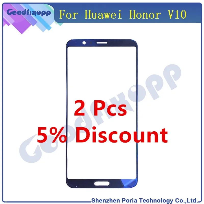 Front Screen Outer Lens For Huawei Honor V10 Glass Cover Not digitizer and LCD | Мобильные телефоны и аксессуары