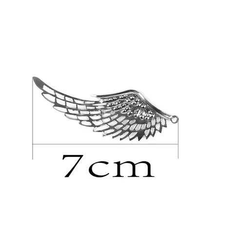 Gold/Rhodium Plated Tone Filigree Wings Connectors Metal Crafts Decoration DIY Findings Connectors