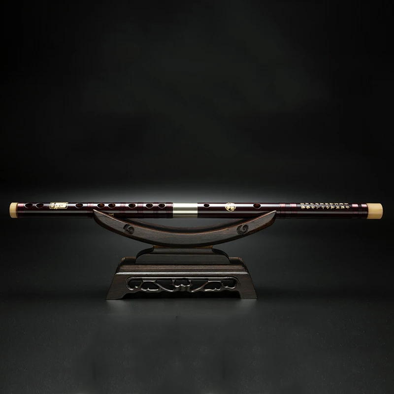 1 шт. Китайская традиционная 8 отверстий бамбуковая флейта Вертикальная флейта кларнет студенческий музыкальный инструмент цвет дерева