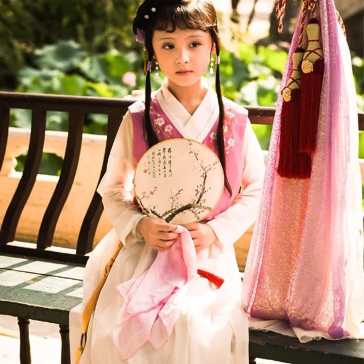 Китайский Юэ опера костюм Hanfu для китайского мастерства мечта Красного особняка детская версия ТВ игровой костюм сценическое