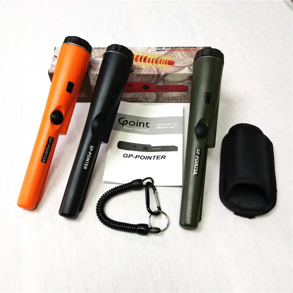 

2018 NEW Three color pro Pinpointing metal detector GP-pointer gold metal detector Static alarm with Bracelet free shipping