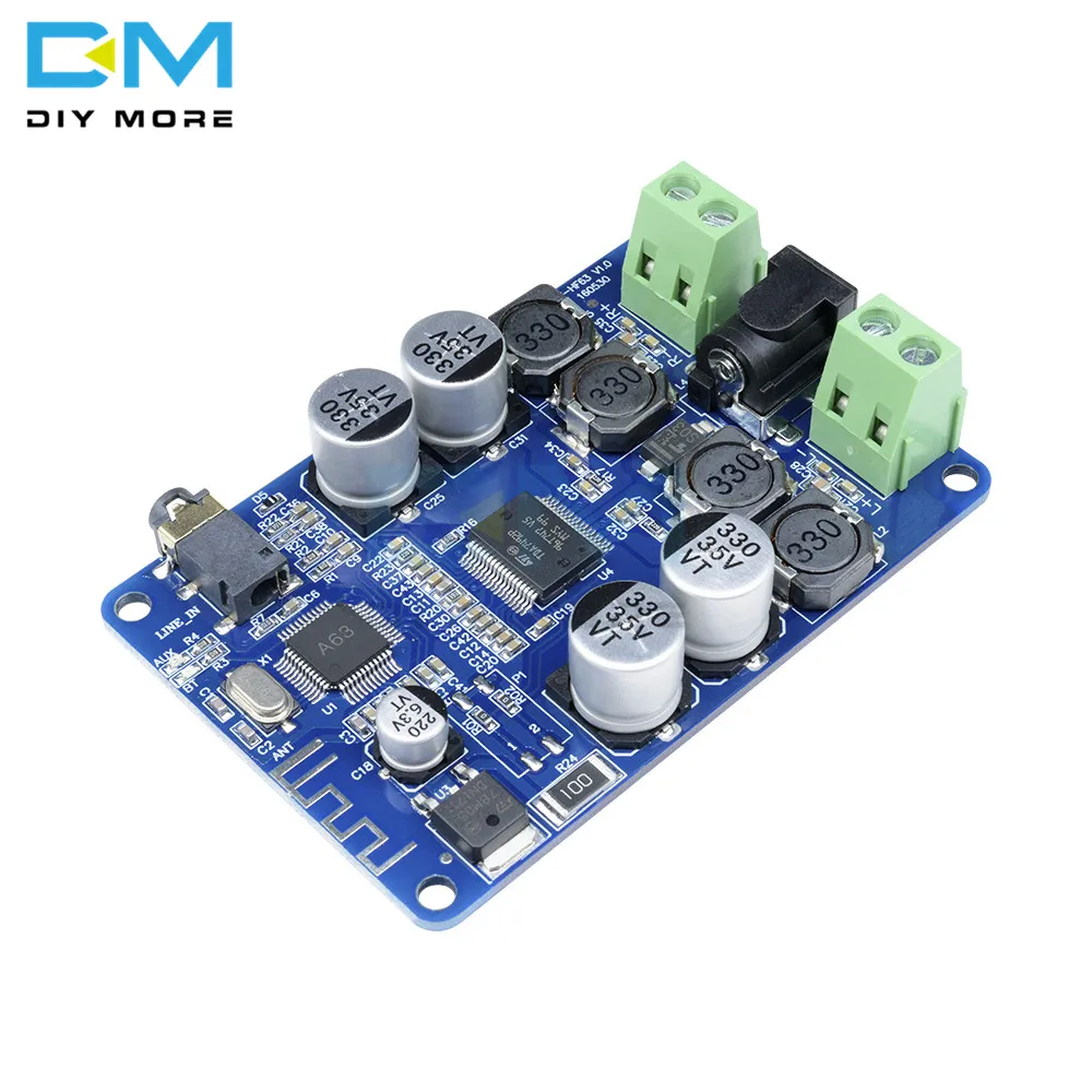 TDA7492P Bluetooth V2.1 Аудио приемник усилитель мощности плата с AUX двойной 2X25 Вт модуль Diy электронная плата PCB