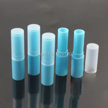

New Arrival 4g Lip balm Tubes Empty lip stick tube DIY lip gloss Packing container Blue color