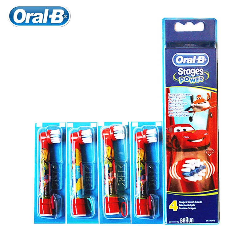 Электрическая зубная щетка Oral B EB10 с возможностью поворота|Насадки для зубных