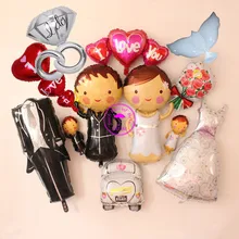 

dove balloons wedding party supplies love balloon bride party decoration toy diamond ring i love you wedding balloons