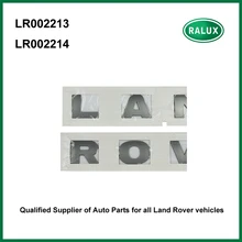 Передние фирменные Серебристые автомобильные наклейки с буквами для LAND ROVER freelander 2, передняя именная пластина, автомобильные Внешние аксессуары LR002213 LR002214