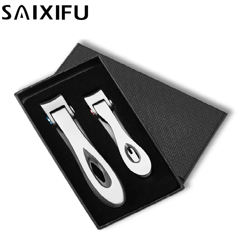 

2Pcs/Set Professional Nail Clippers Stainless Steel Nail Cutter Toenail Fingernail Manicure Trimmer Toenail Manicure Tools SF31