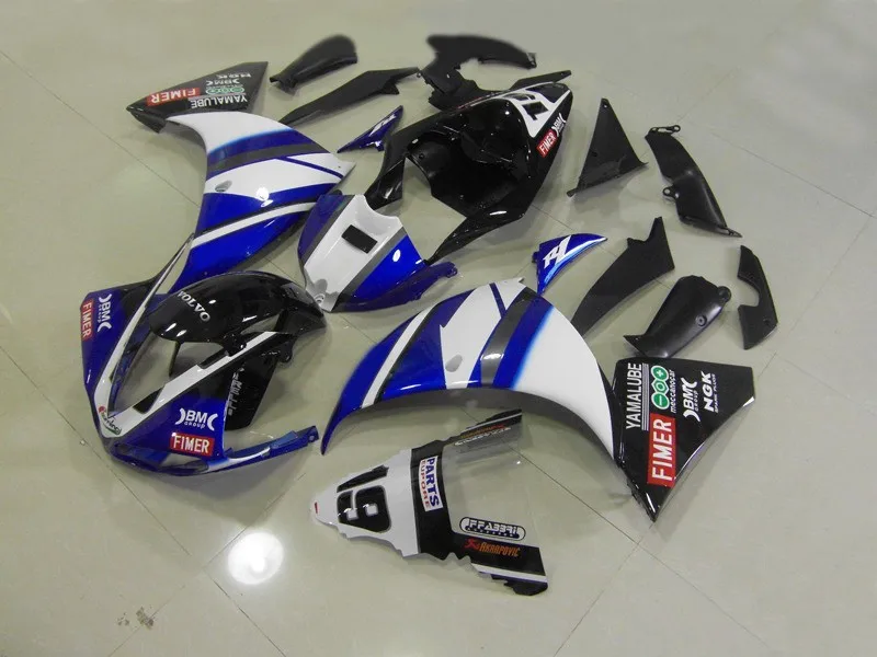 Комплект обтекателей для мотоцикла Bo YZFR1 09 10 11 YZF R1 2009 2010 2011 YZF1000 yzfr1 ABS белый синий