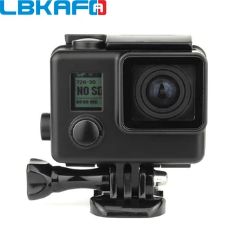 

LBKAFA For GoPro Hero 4 3+ Hero4 Hero3+ Blackout Housing Case Camera Black Waterproof Housing 40M Under Water Diving Box Cover