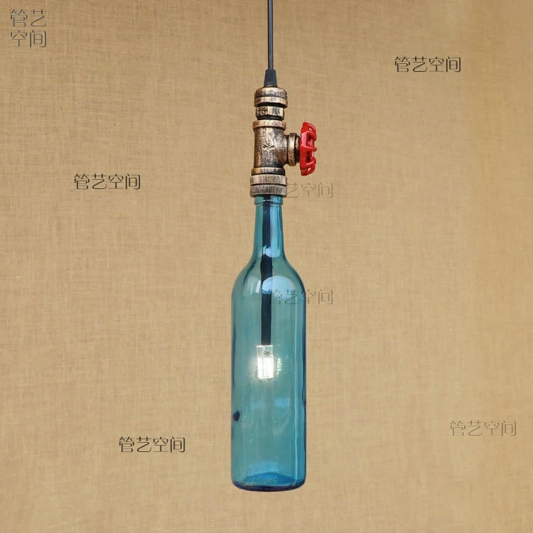 

restaurant, wine bottle, coffee shop, energy saving bulb, retro bedroom, water pipe, iron decoration, chandelier.