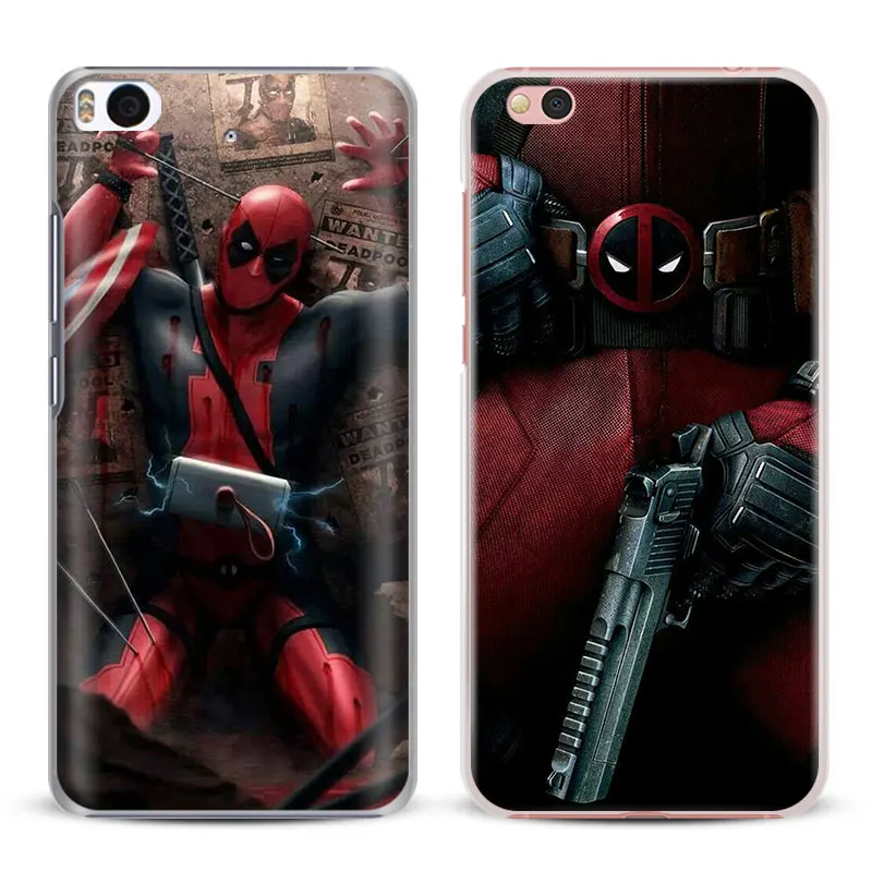 

Deadpool Creative Coque For Xiaomi Redmi Note 2 3 4 4x Pro Mi4 Mi5 Mi5s Mi5X Mi6 Minote Mobile cell Phone Case Shell Cover bag