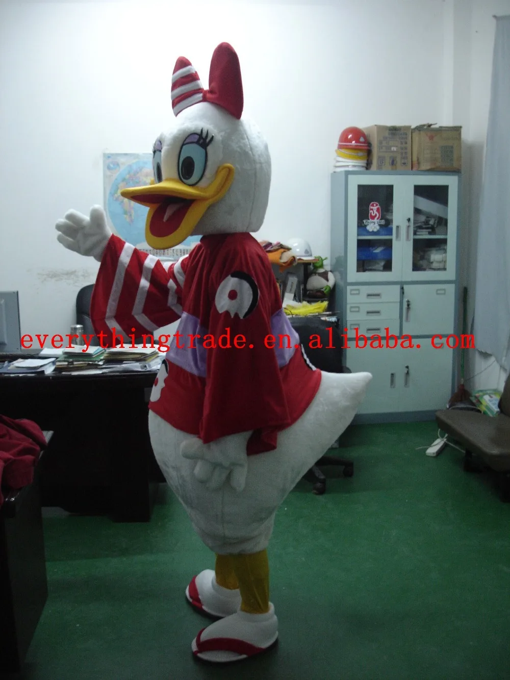 2014 hot sale red duck mascot costume party costumes fancy ...