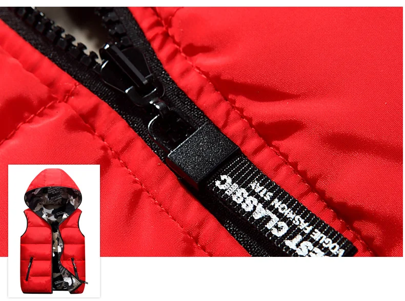 Speed Hiker осенне-зимний жилет для мужчин с обеих сторон одежда утолщенная теплая с хлопковой подкладкой с капюшоном Камуфляжный жилет с рисунком M-4XL
