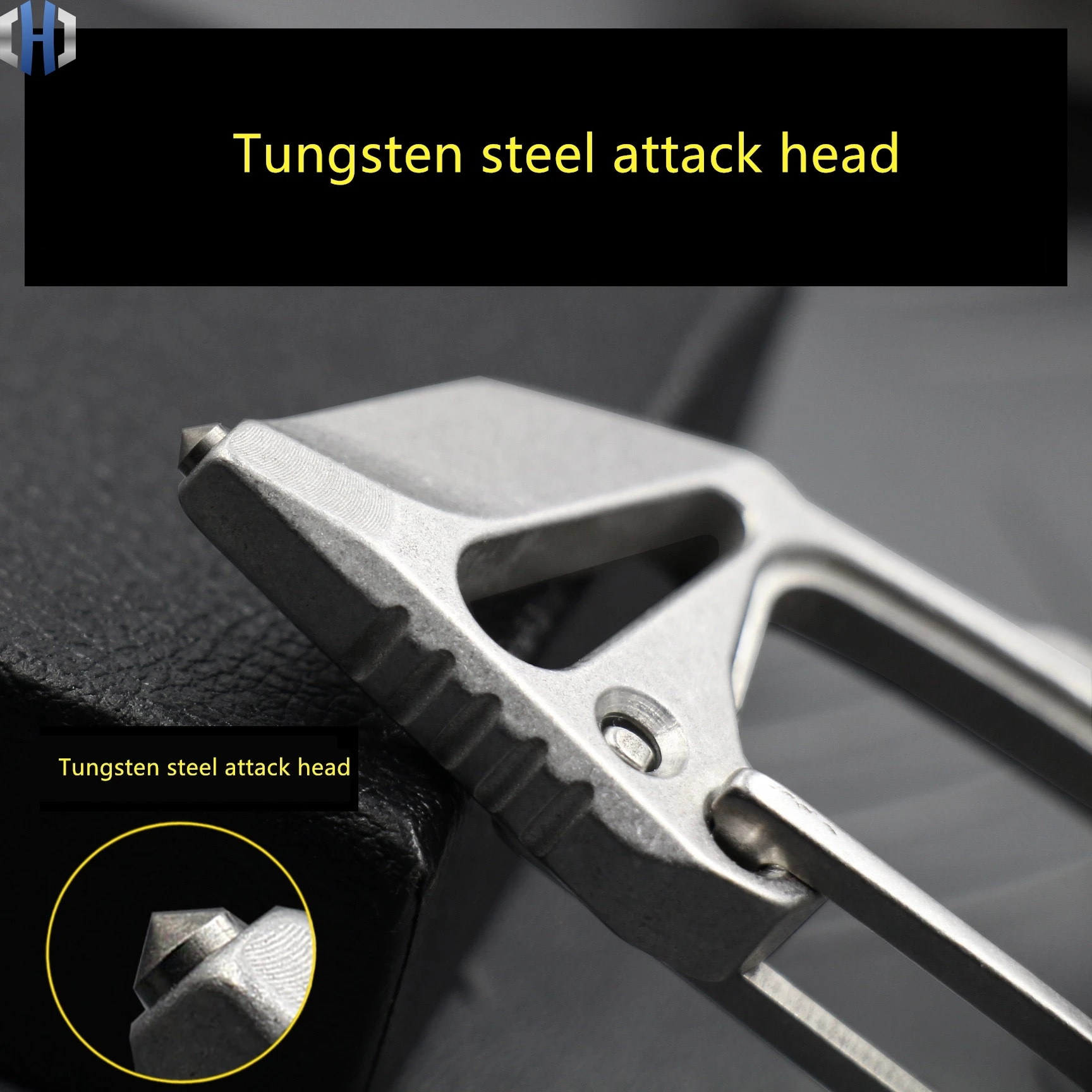 Stainless Steel Multi-function Key Ring Men And Women Self-defense Weapons Supplies Outdoor Car Shackle EDC Safety Buckle
