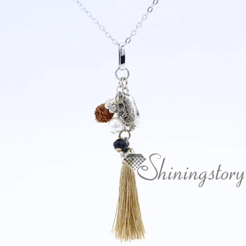

tree of life pendant tassel necklace freshwater pearl necklace single pearl necklace yoga jewelry spiritual jewellery wholesale