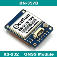 Módulo GNSS RS-232 nível módulo receptor módulo GPS com antena GPS GLONASS Dual GNSS 4 M FLASH, BN-357B