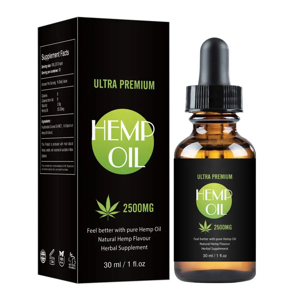 

30ml Oil Organic Hemp Seed Oil Aromatherapy Essential Sleeping Aid Anti Stress Nerve Pain Relief Body Massage Relax Oil 40P