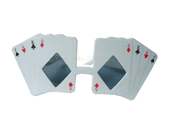 300pcs Funny Novelty Sunglasses Poker Glasses Goggles For Hen